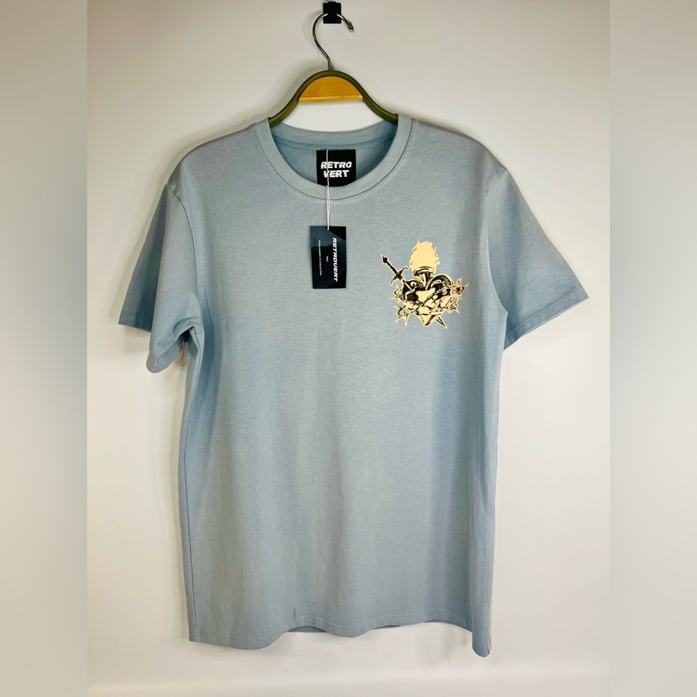 Retrovert Heart Graphic T-Shirt Size Large